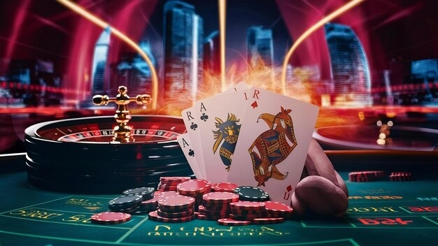 Roulette wheel spinning in live casino environment